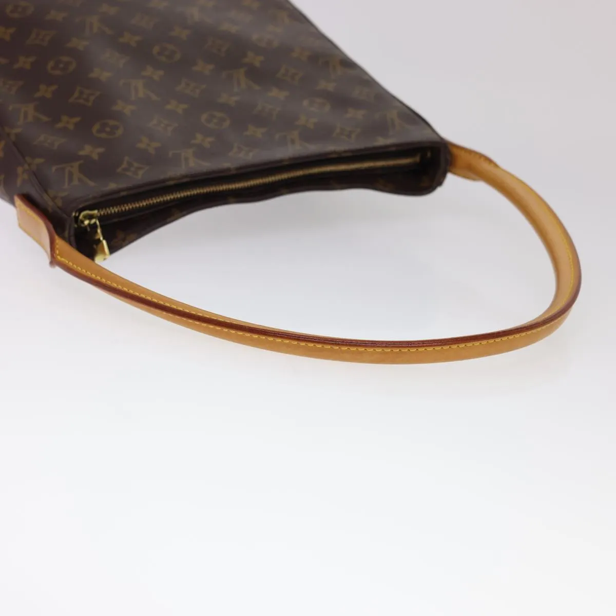 LOUIS VUITTON Monogram Looping GM Shoulder Bag M51145 LV am4175