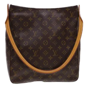 LOUIS VUITTON Monogram Looping GM Shoulder Bag M51145 LV am4175