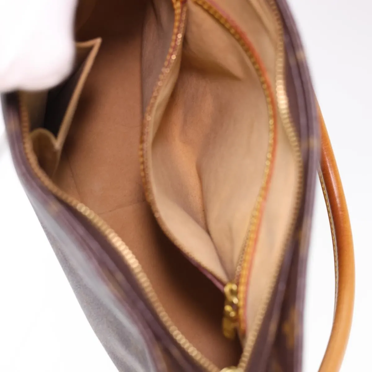 LOUIS VUITTON Monogram Looping GM Shoulder Bag M51145 LV am4175