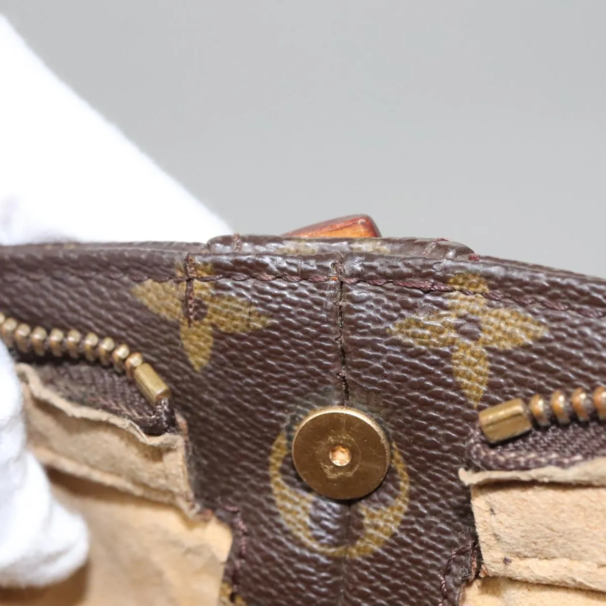 LOUIS VUITTON Monogram Looping GM Shoulder Bag M51145 LV yk16563