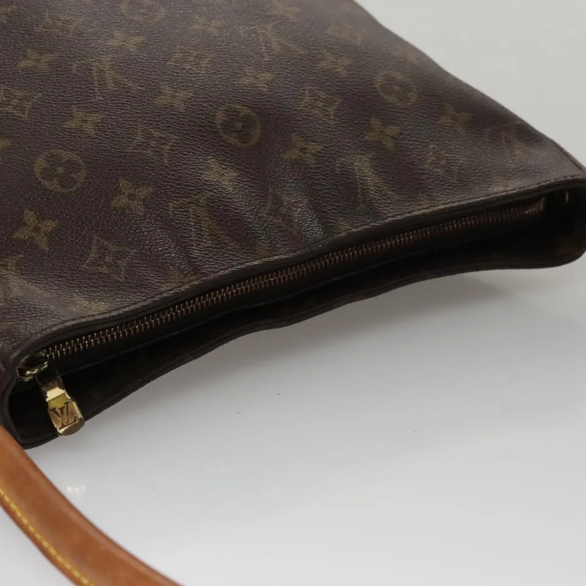 LOUIS VUITTON Monogram Looping GM Shoulder Bag M51145 LV yk16563