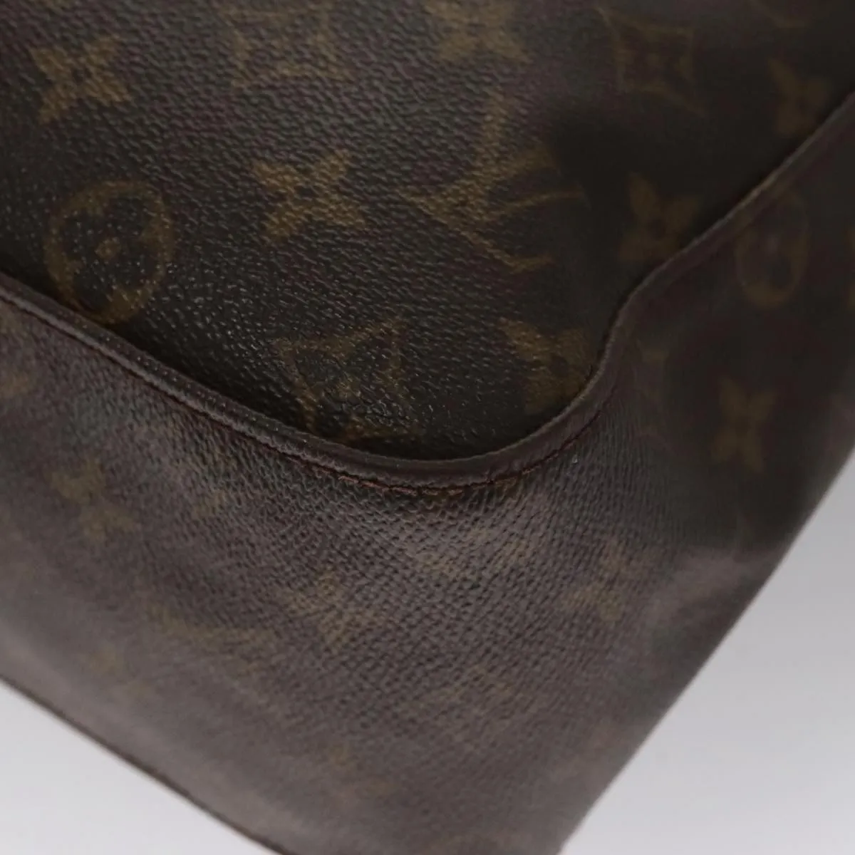 LOUIS VUITTON Monogram Looping GM Shoulder Bag M51145 LV yk16563