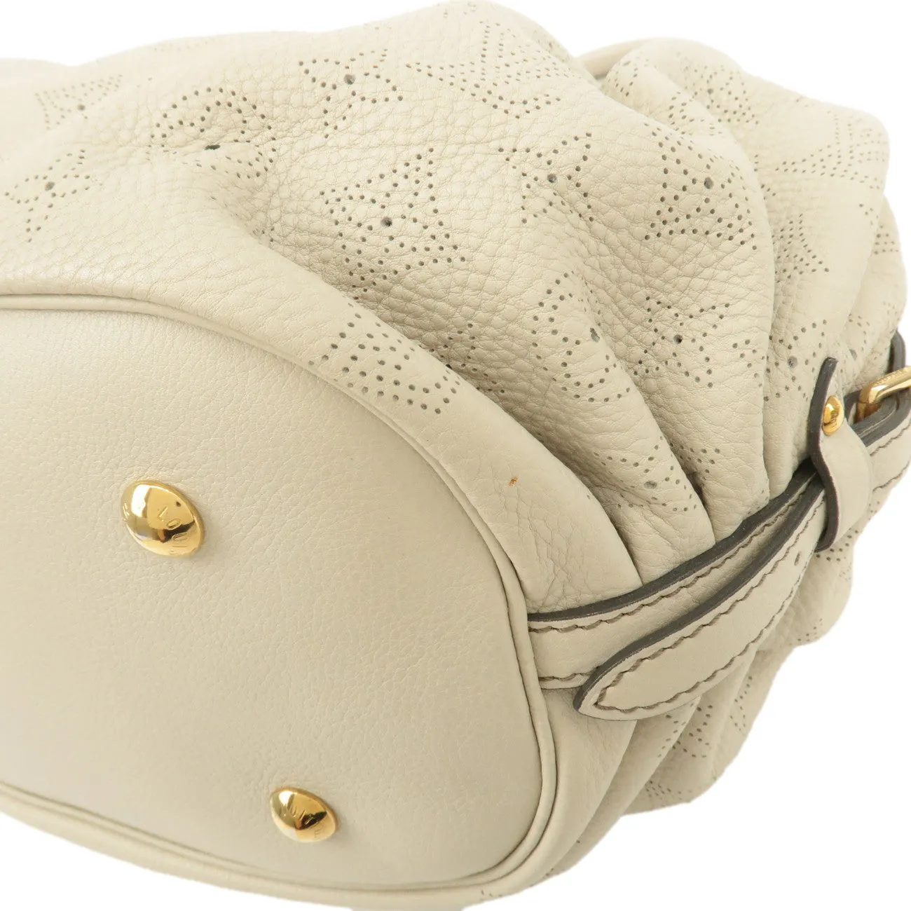 Louis Vuitton Monogram Mahina XL Shoulder Bag Cream M93059
