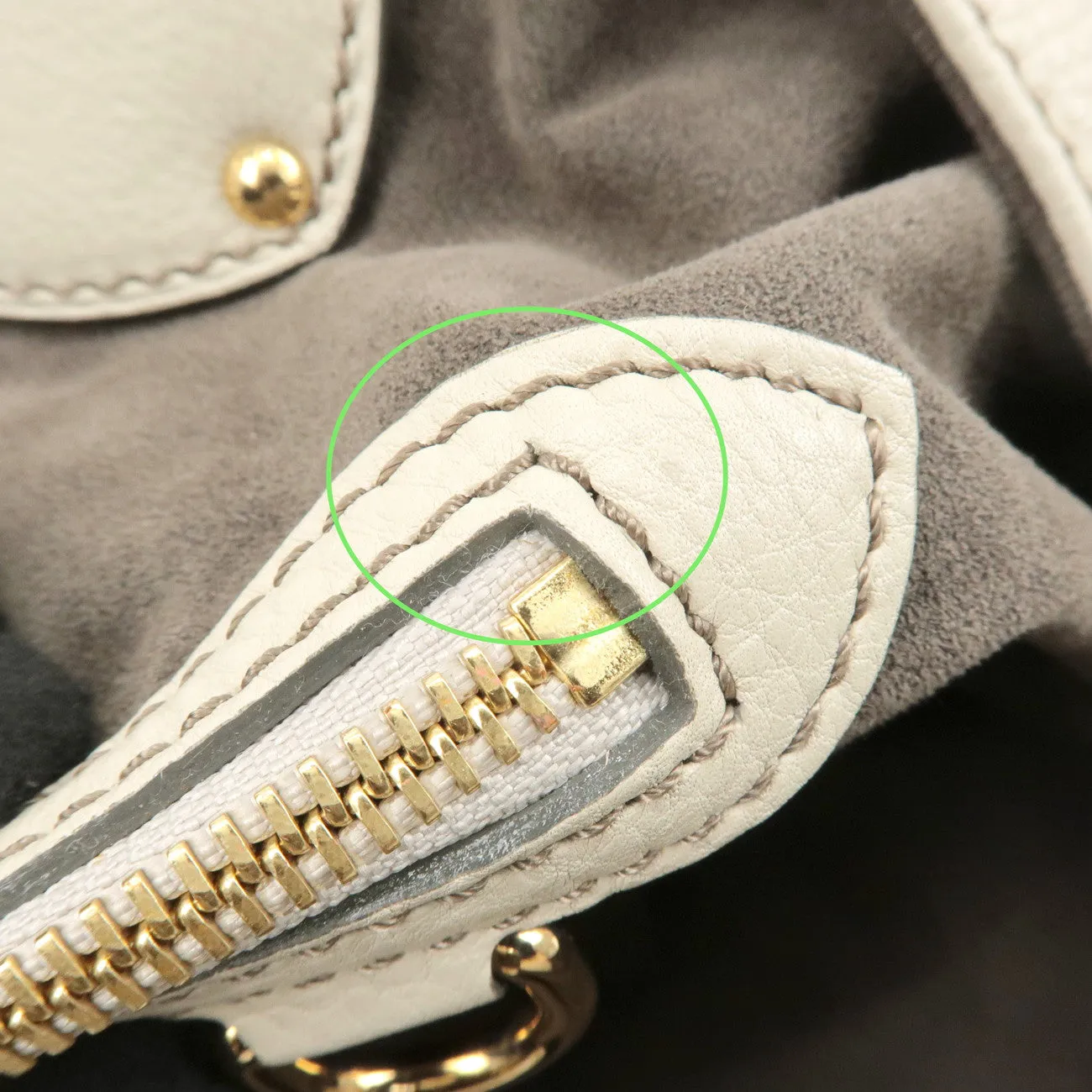Louis Vuitton Monogram Mahina XL Shoulder Bag Cream M93059