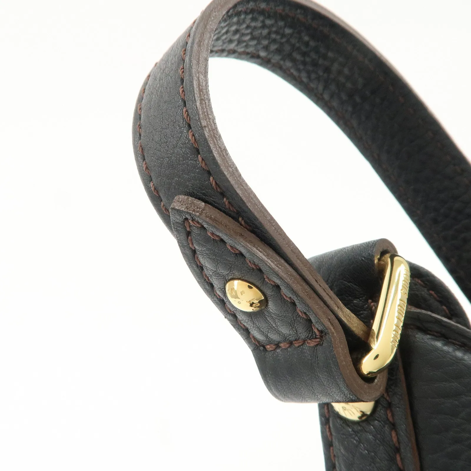 Louis Vuitton Monogram Mahina XS Shoulder Bag Black M95660