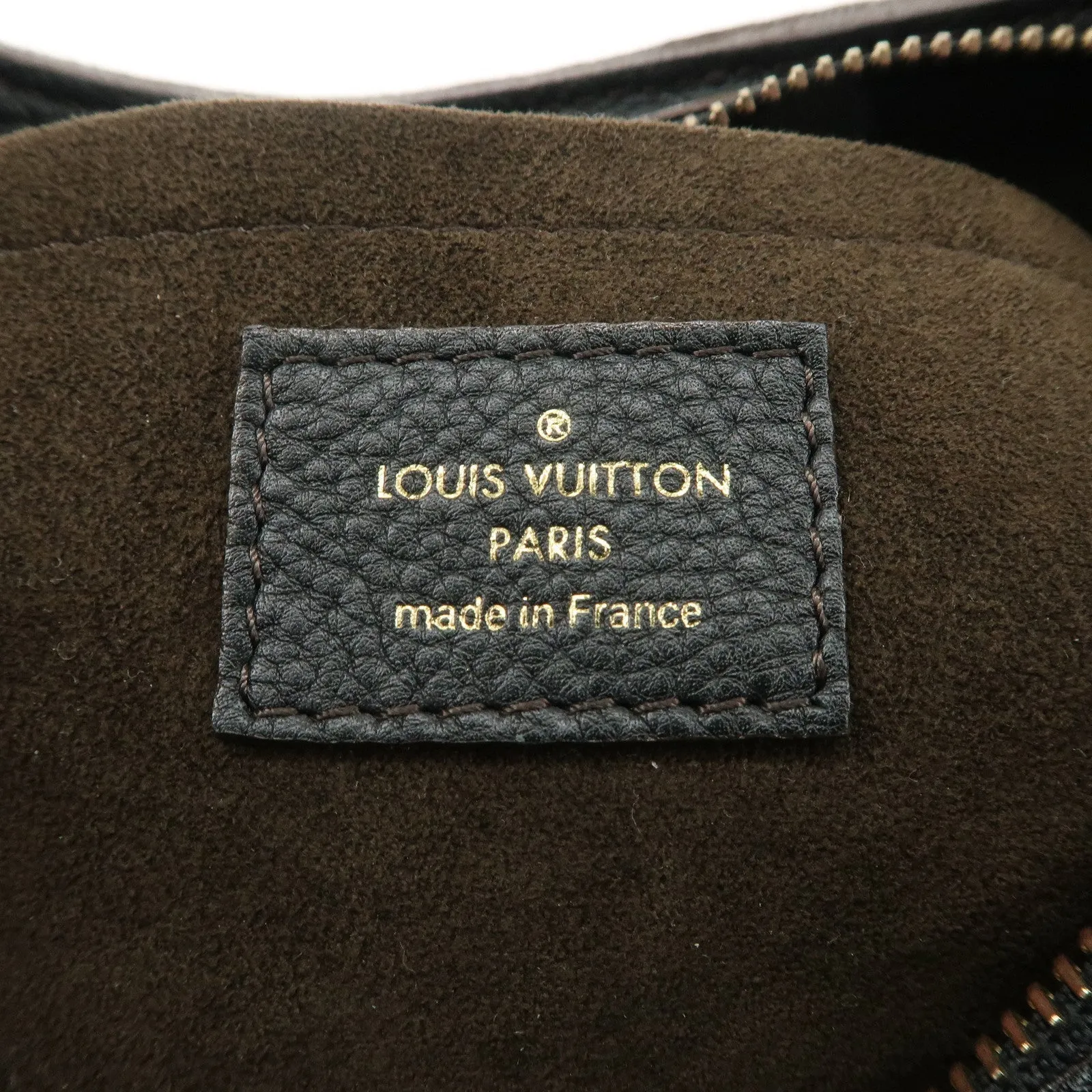 Louis Vuitton Monogram Mahina XS Shoulder Bag Black M95660