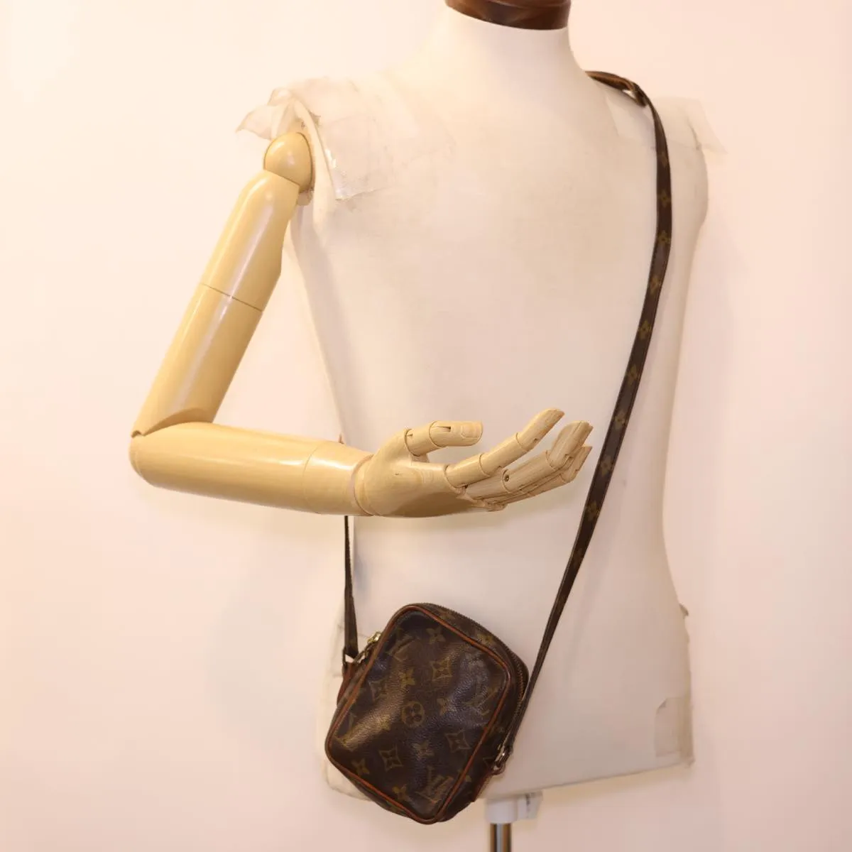 LOUIS VUITTON Monogram Mini Danube Shoulder Bag M45268 LV rd4741