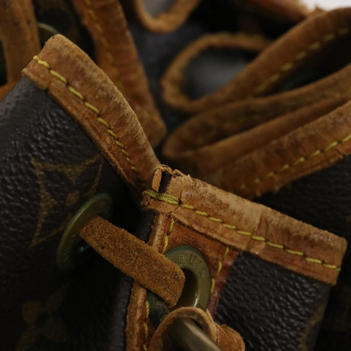 LOUIS VUITTON Monogram Noe Shoulder Bag M42224 LV th3492
