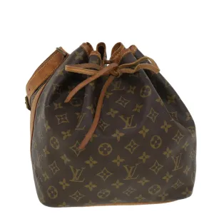 LOUIS VUITTON Monogram Petit Noe Shoulder Bag M42226 LV 39014
