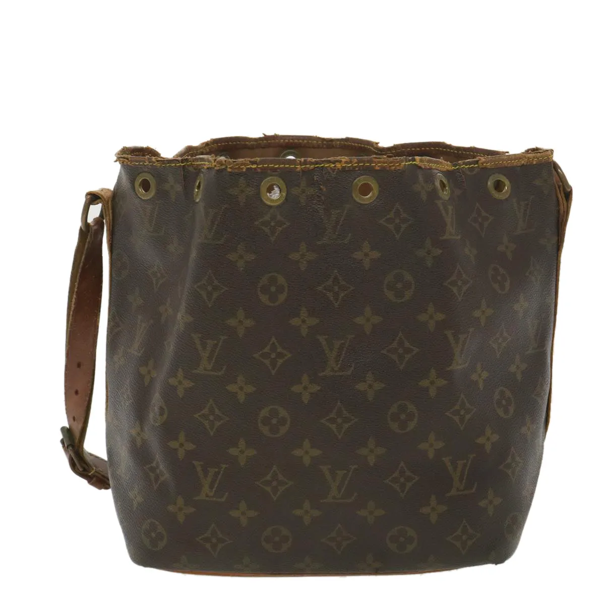 LOUIS VUITTON Monogram Petit Noe Shoulder Bag M42226 LV bs4574