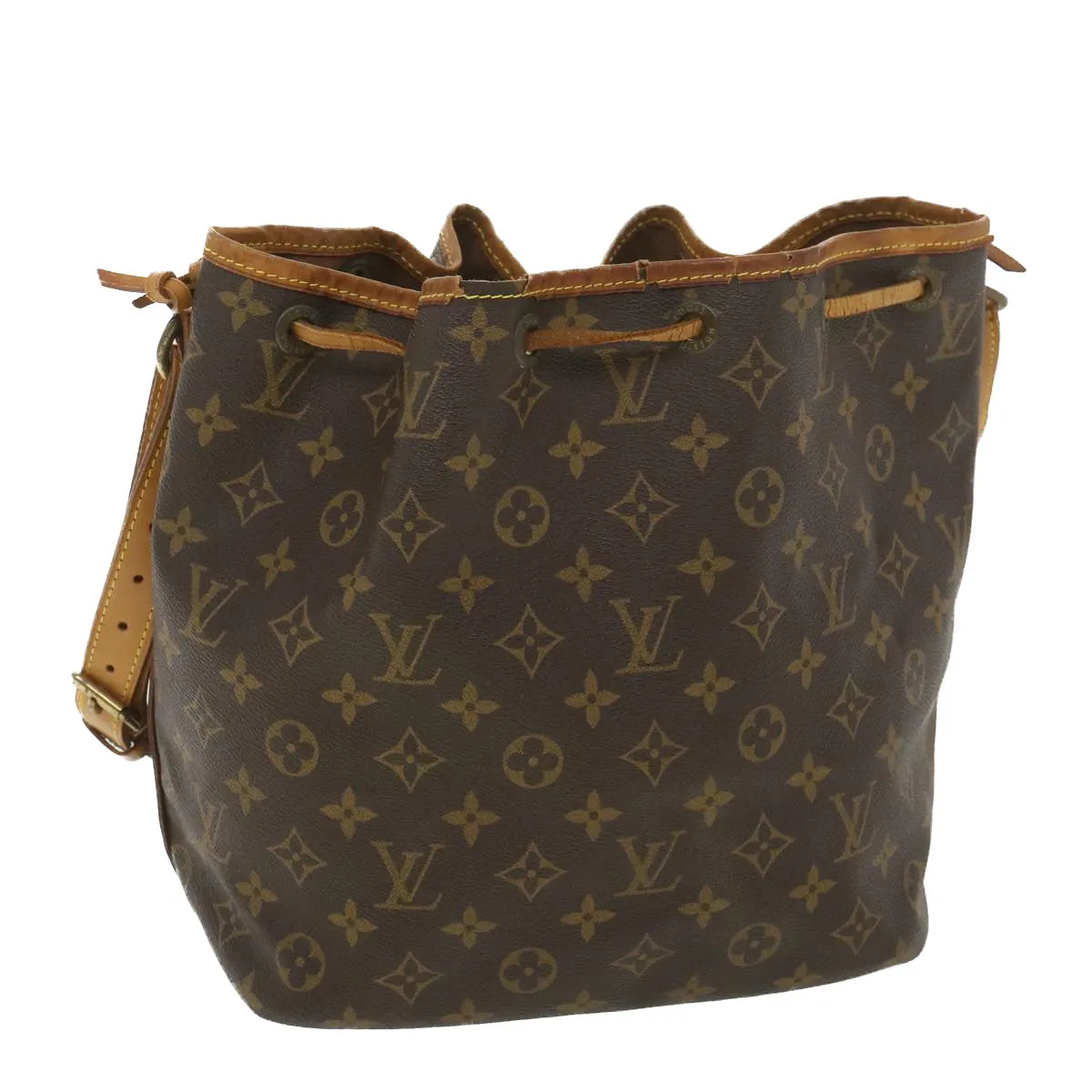 LOUIS VUITTON Monogram Petit Noe Shoulder Bag M42226 LV rd4459