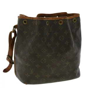 LOUIS VUITTON Monogram Petit Noe Shoulder Bag M42226 LV yk5200B