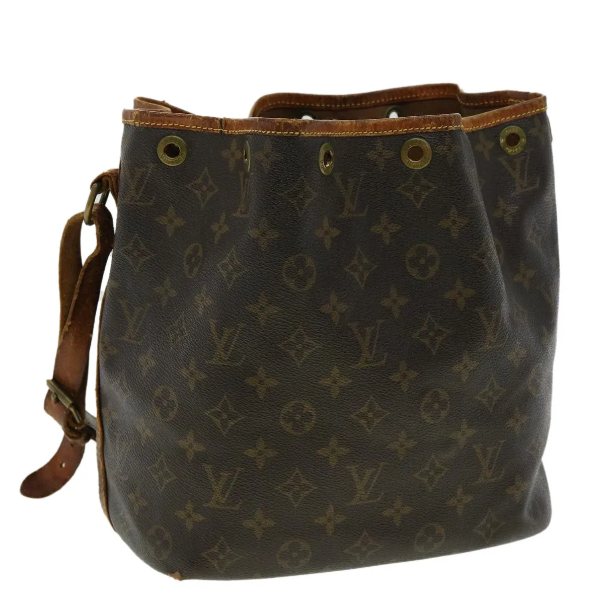LOUIS VUITTON Monogram Petit Noe Shoulder Bag M42226 LV yk5200B