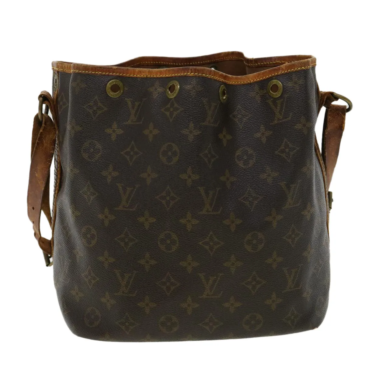 LOUIS VUITTON Monogram Petit Noe Shoulder Bag M42226 LV yk5200B