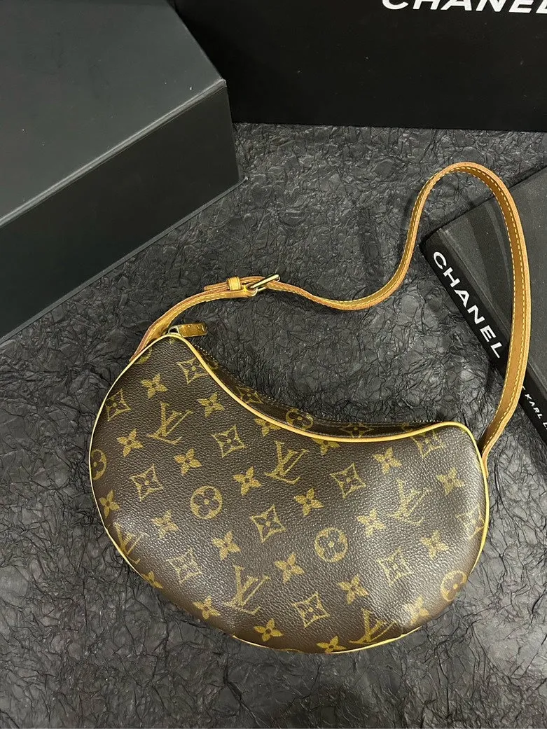 Louis Vuitton Monogram Pochette Accessoires Canvas Brown Shoulder Bag