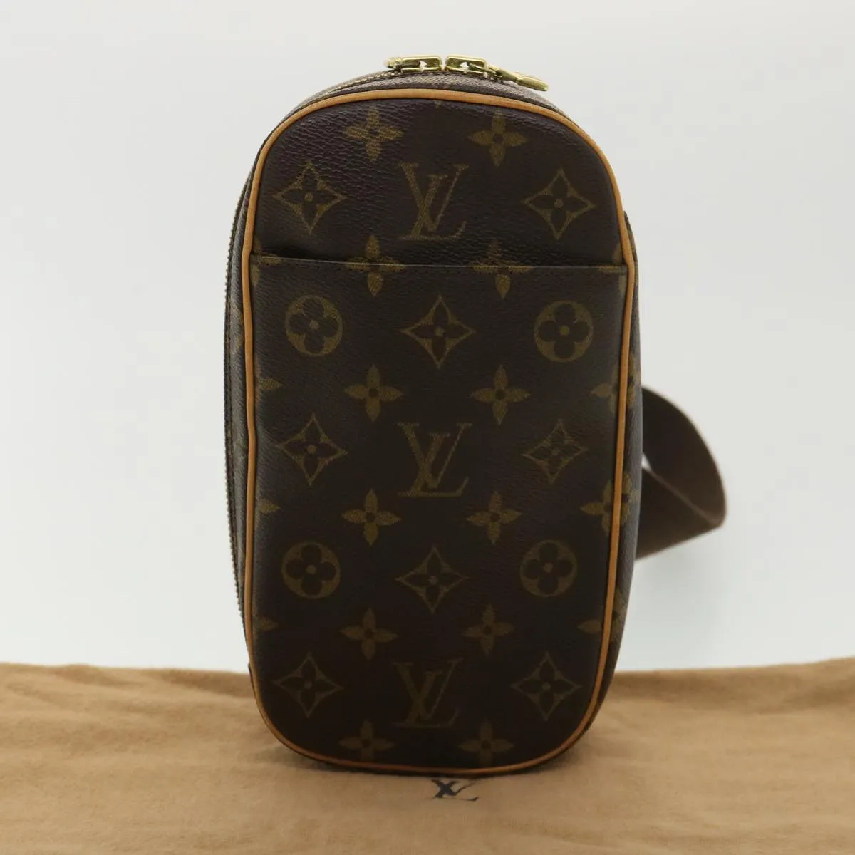 LOUIS VUITTON Monogram Pochette Gange Shoulder Bag M51870 LV am4113