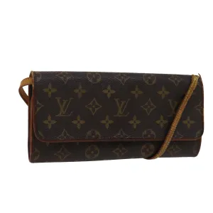 LOUIS VUITTON Monogram Pochette Twin GM Shoulder Bag M51852 LV 106937
