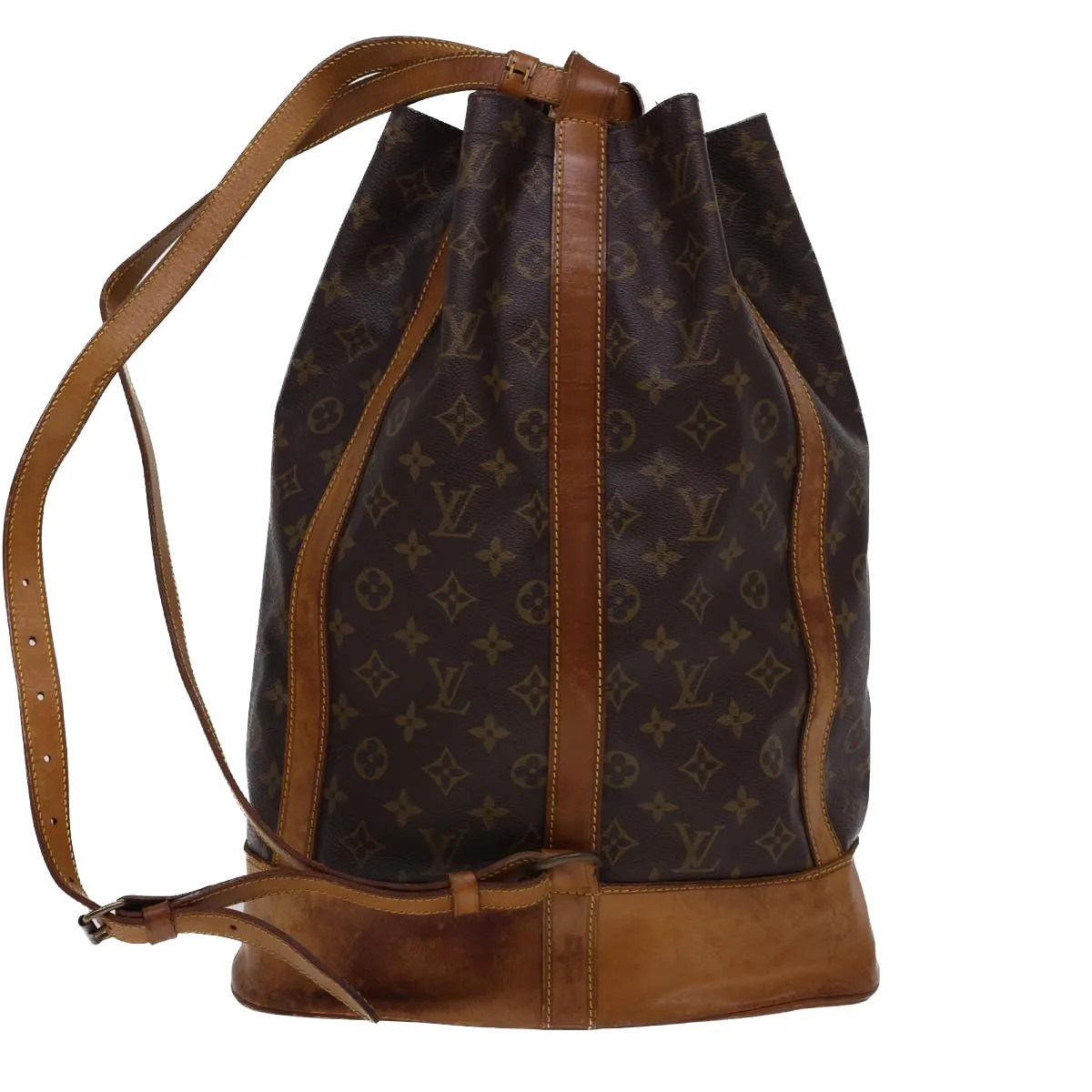 LOUIS VUITTON Monogram Randonnee GM Shoulder Bag M42244 LV 40924
