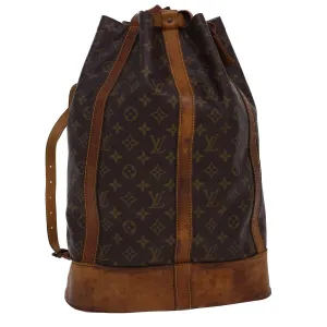 LOUIS VUITTON Monogram Randonnee GM Shoulder Bag M42244 LV 40924