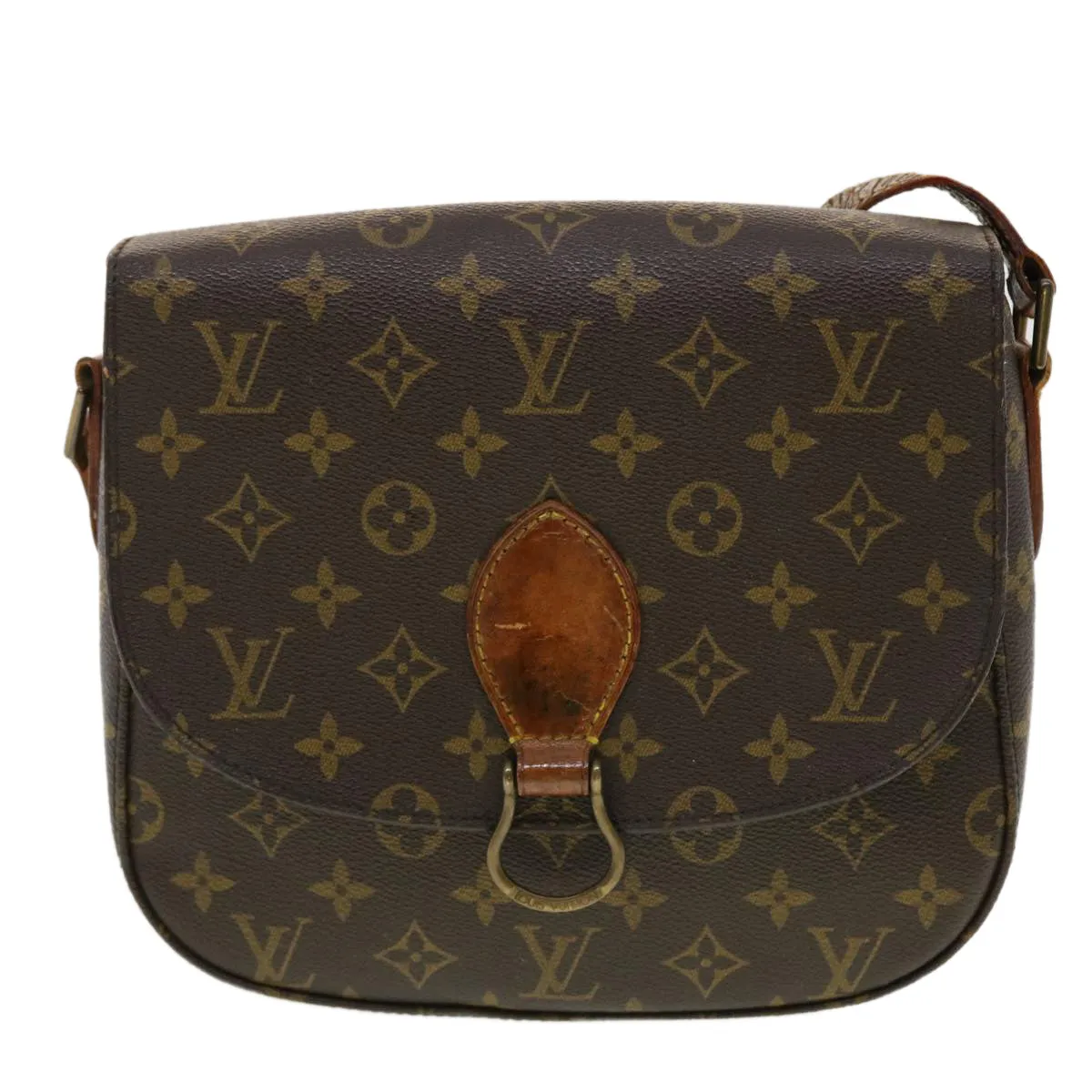 LOUIS VUITTON Monogram Saint Cloud GM Shoulder Bag M51242 LV 40762