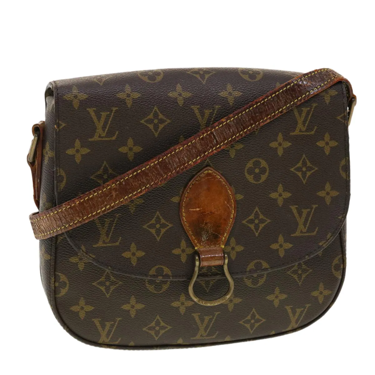 LOUIS VUITTON Monogram Saint Cloud GM Shoulder Bag M51242 LV 40762