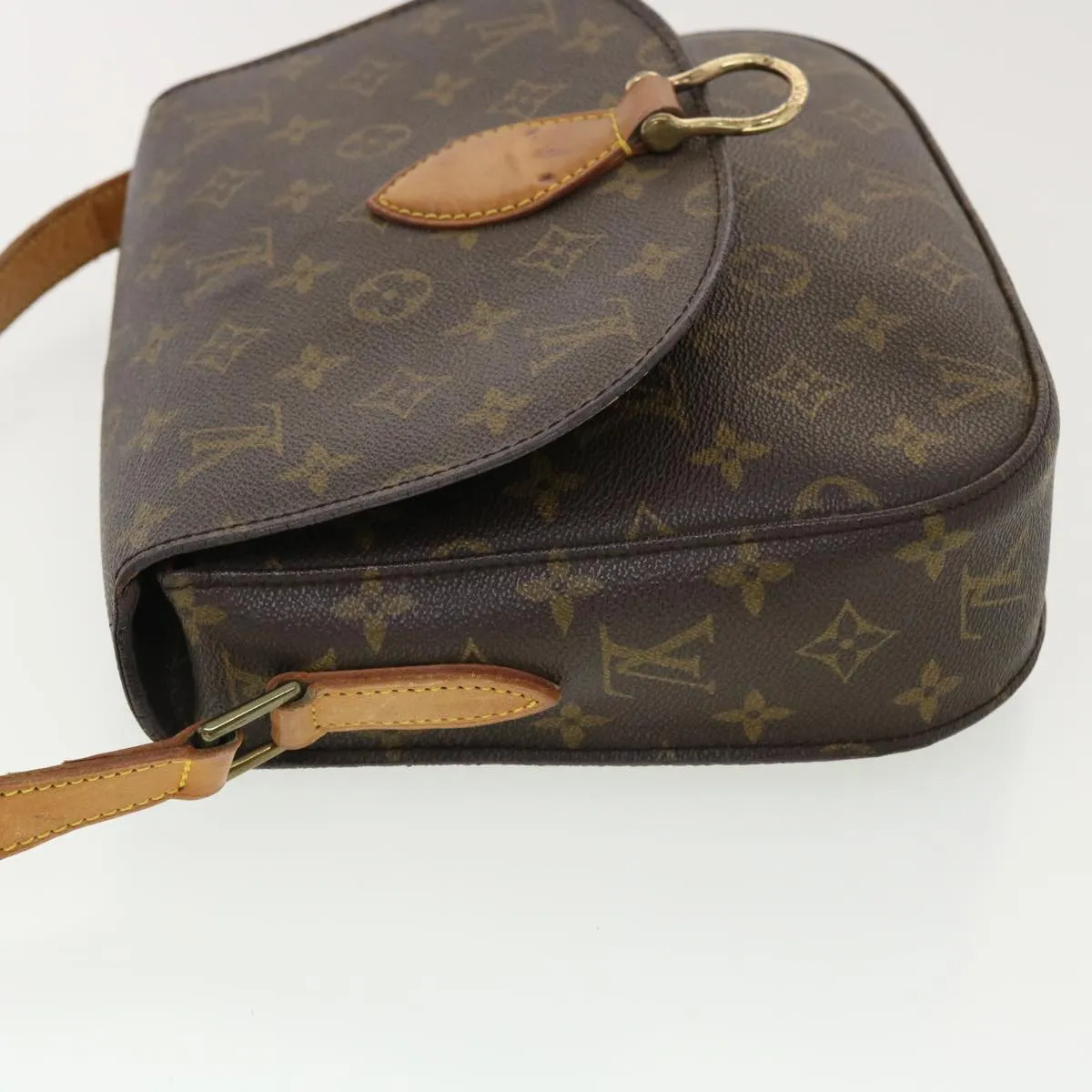 LOUIS VUITTON Monogram Saint Cloud GM Shoulder Bag M51242 LV yk6424