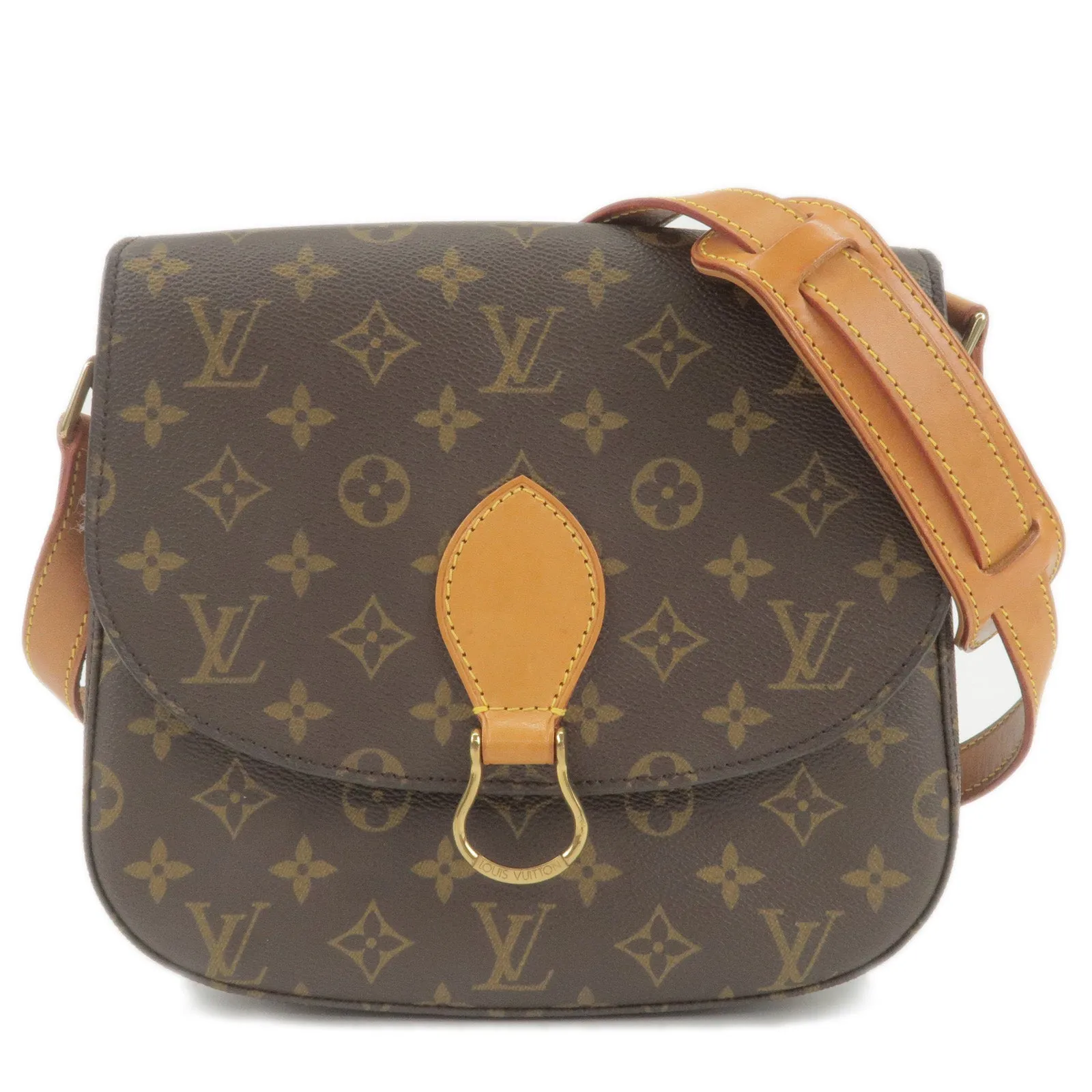 Louis Vuitton Monogram Saint Cloud GM Shoulder Bag M51242