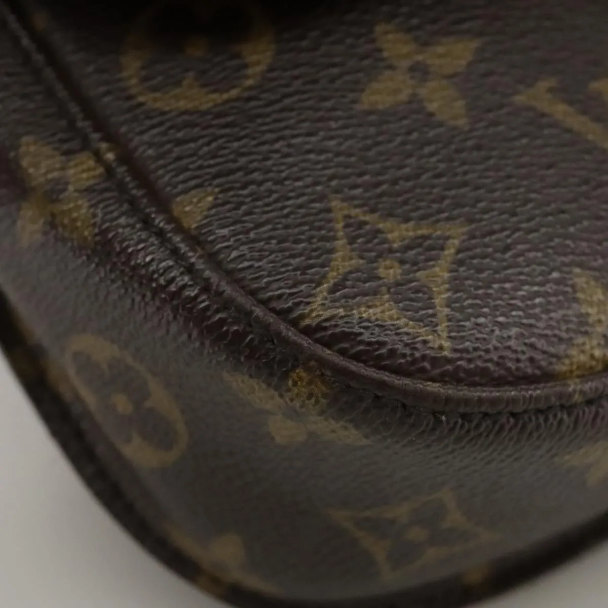 LOUIS VUITTON Monogram Saint Cloud MM Shoulder Bag M51243 LV 104008