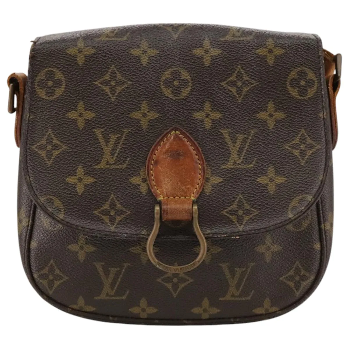 LOUIS VUITTON Monogram Saint Cloud MM Shoulder Bag M51243 LV 104008