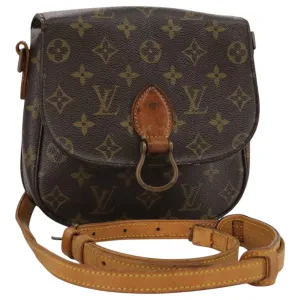 LOUIS VUITTON Monogram Saint Cloud MM Shoulder Bag M51243 LV 104008