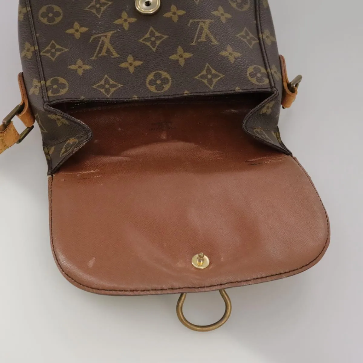 LOUIS VUITTON Monogram Saint Cloud MM Shoulder Bag M51243 LV 104008