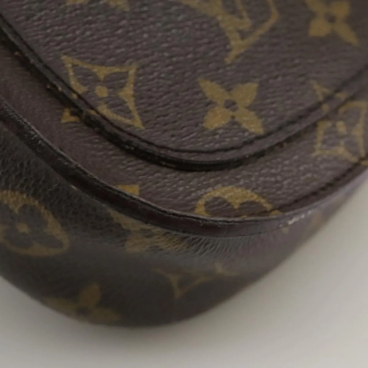 LOUIS VUITTON Monogram Saint Cloud MM Shoulder Bag M51243 LV 104008