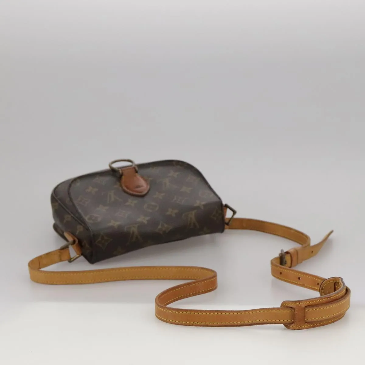 LOUIS VUITTON Monogram Saint Cloud MM Shoulder Bag M51243 LV 104008