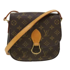LOUIS VUITTON Monogram Saint Cloud MM Shoulder Bag M51243 LV 38393