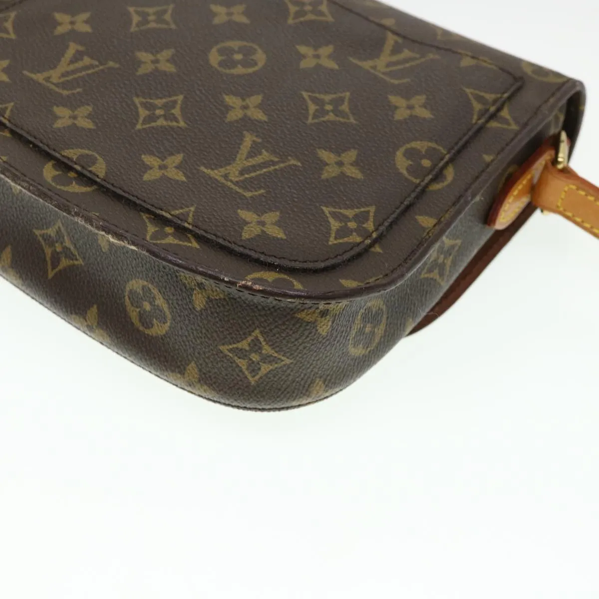 LOUIS VUITTON Monogram Saint Cloud MM Shoulder Bag M51243 LV 38393