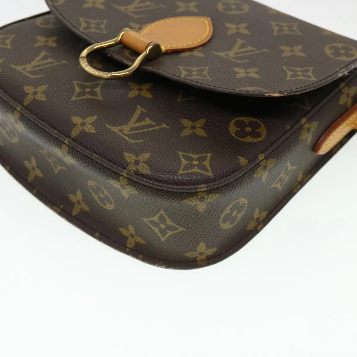 LOUIS VUITTON Monogram Saint Cloud MM Shoulder Bag M51243 LV 38393