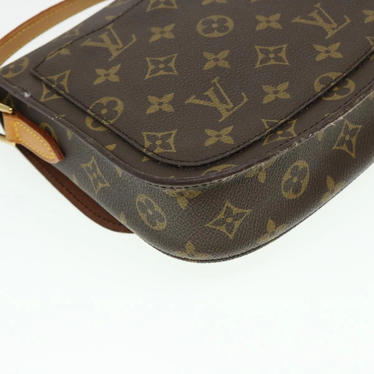 LOUIS VUITTON Monogram Saint Cloud MM Shoulder Bag M51243 LV 38393