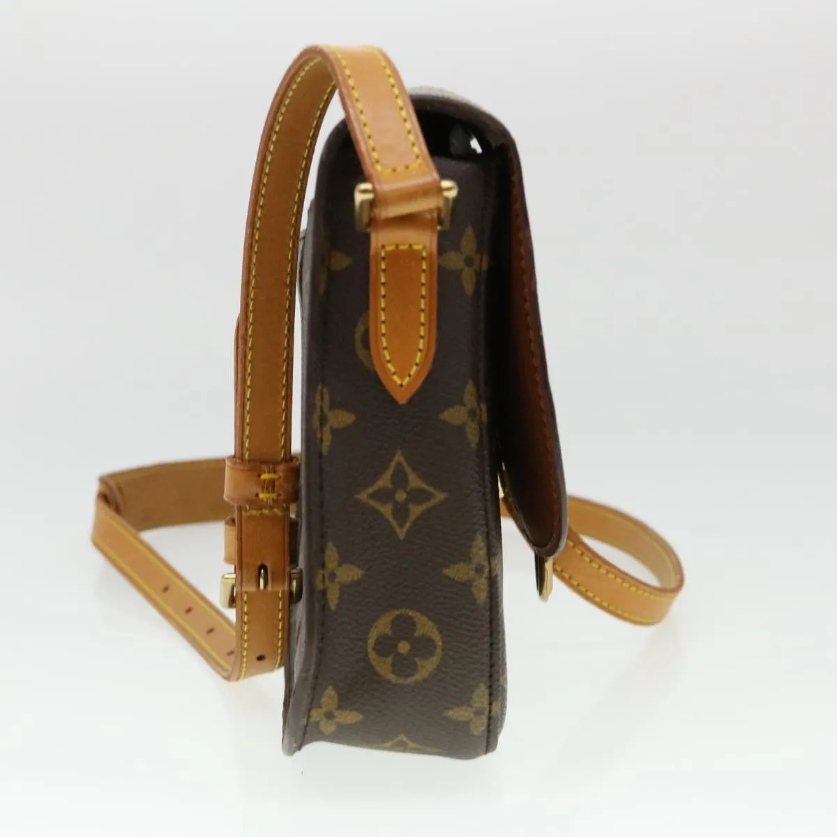 LOUIS VUITTON Monogram Saint Cloud MM Shoulder Bag M51243 LV 38393