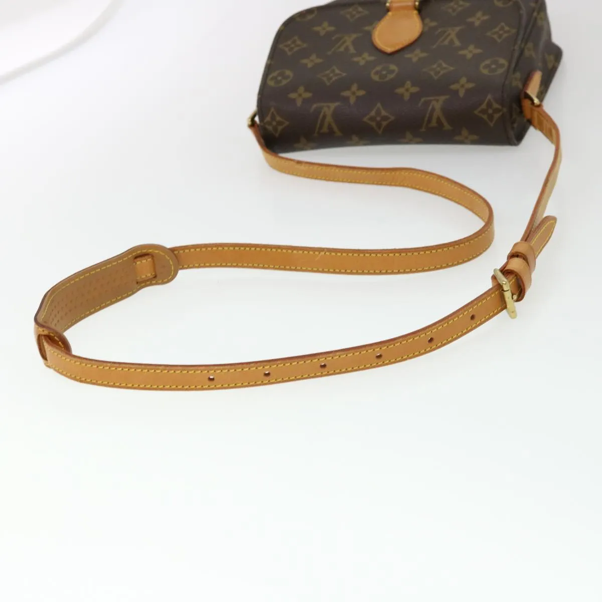LOUIS VUITTON Monogram Saint Cloud MM Shoulder Bag M51243 LV 38393