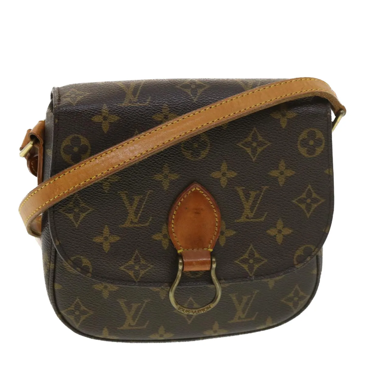 LOUIS VUITTON Monogram Saint Cloud MM Shoulder Bag M51243 LV 39302