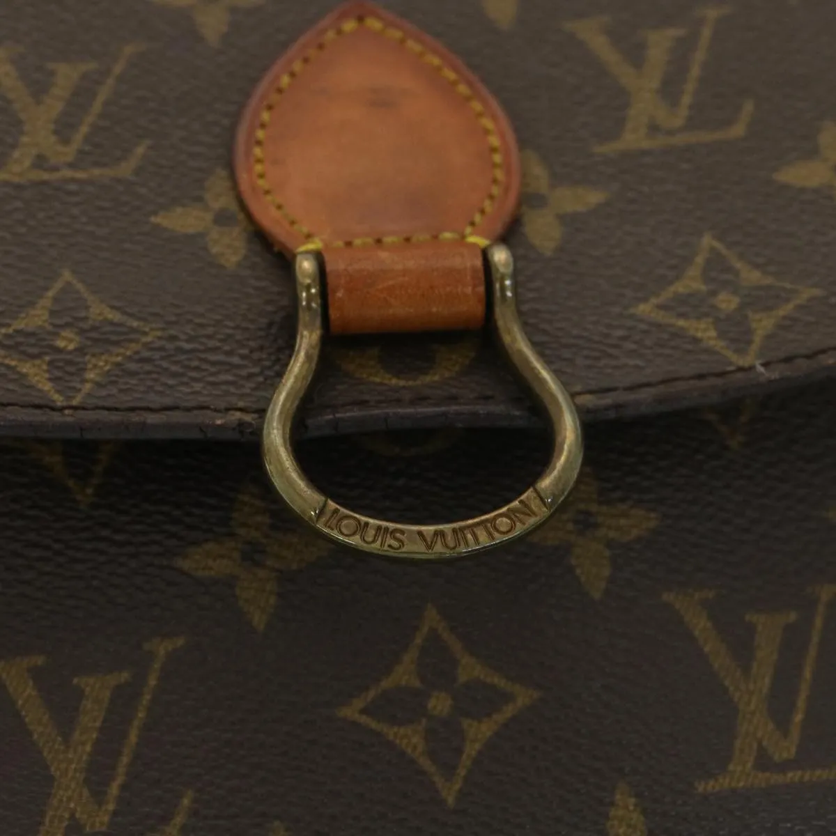 LOUIS VUITTON Monogram Saint Cloud MM Shoulder Bag M51243 LV 39302