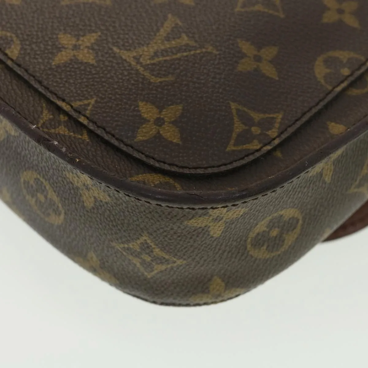 LOUIS VUITTON Monogram Saint Cloud MM Shoulder Bag M51243 LV 39302