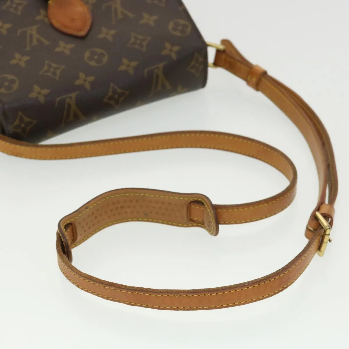 LOUIS VUITTON Monogram Saint Cloud MM Shoulder Bag M51243 LV 39302