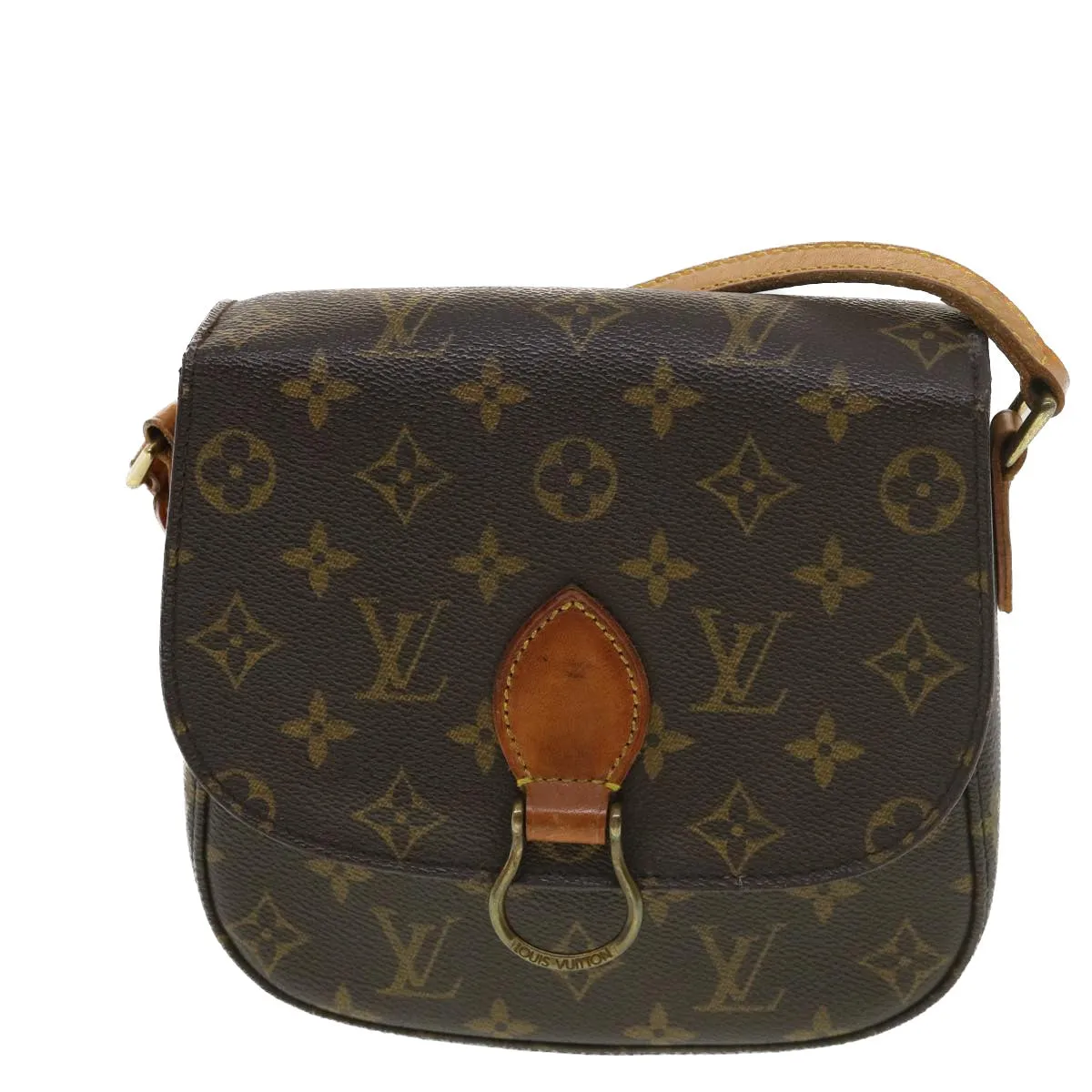 LOUIS VUITTON Monogram Saint Cloud MM Shoulder Bag M51243 LV 39302