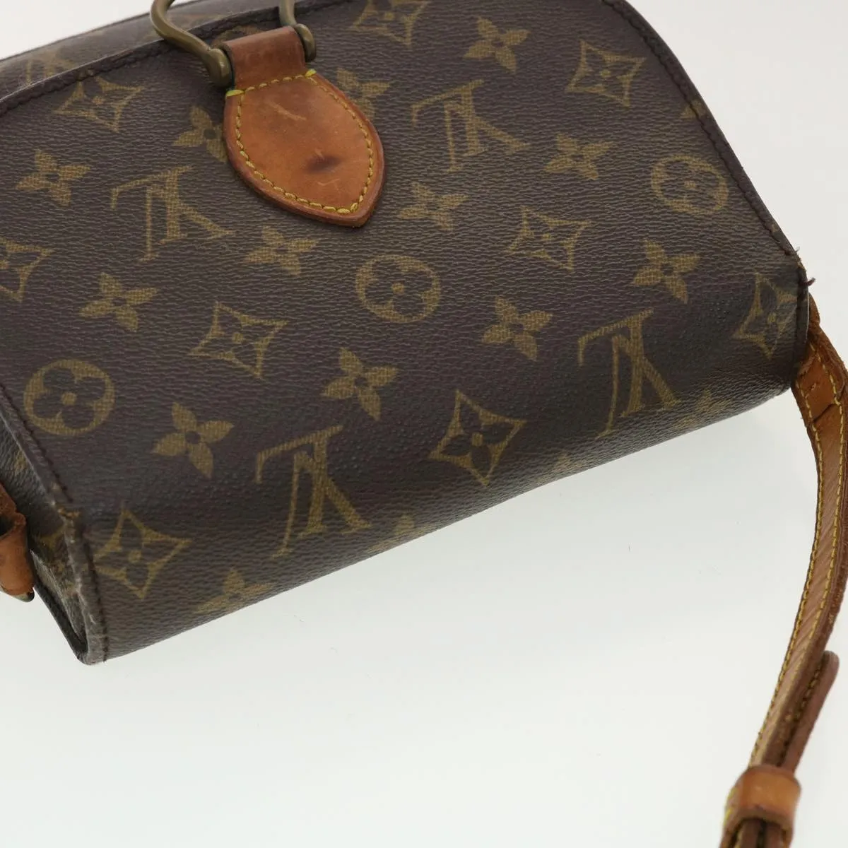 LOUIS VUITTON Monogram Saint Cloud MM Shoulder Bag M51243 LV 40144