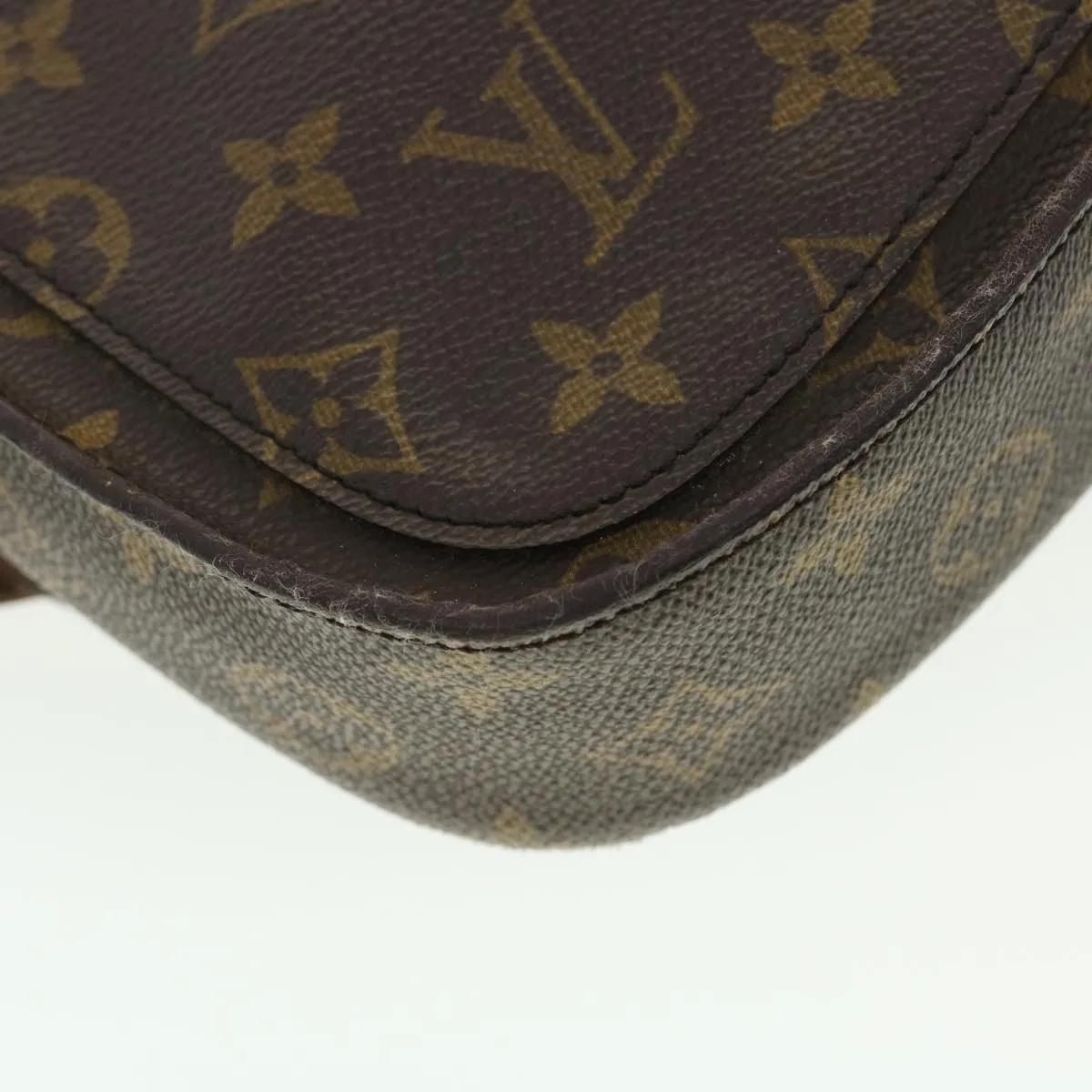 LOUIS VUITTON Monogram Saint Cloud MM Shoulder Bag M51243 LV 40144