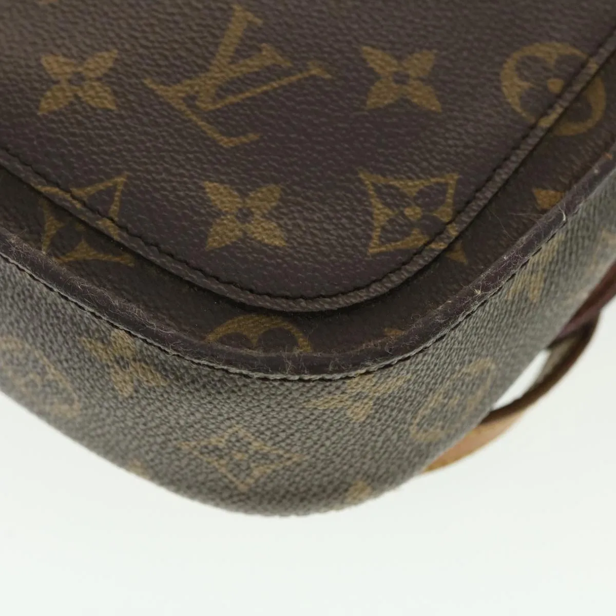 LOUIS VUITTON Monogram Saint Cloud MM Shoulder Bag M51243 LV 40144