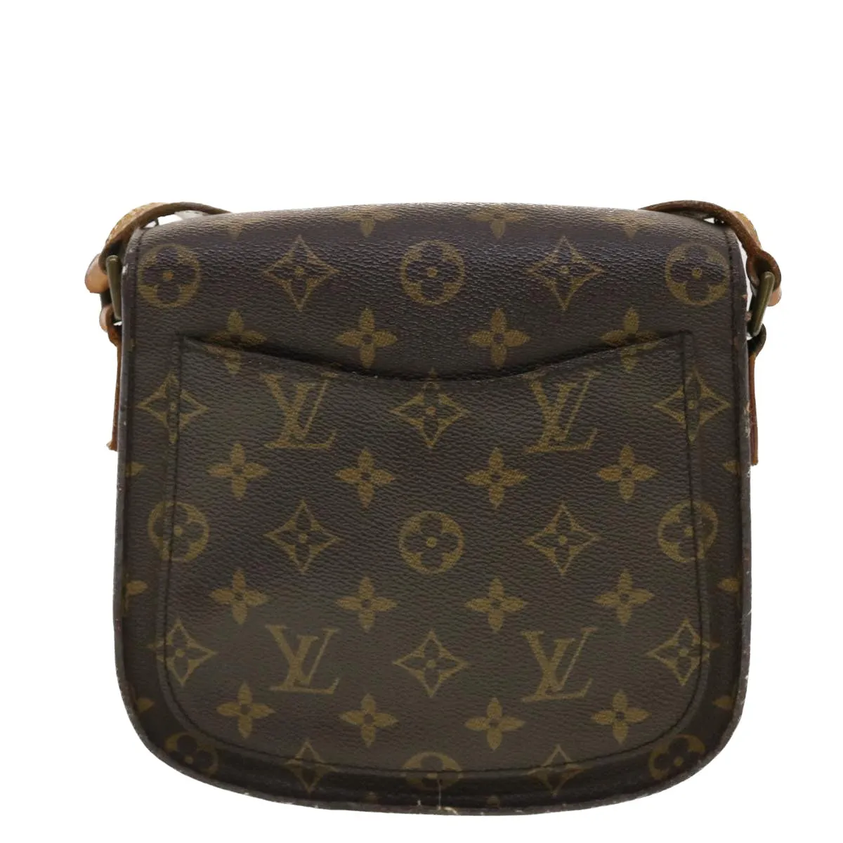 LOUIS VUITTON Monogram Saint Cloud MM Shoulder Bag M51243 LV 40144