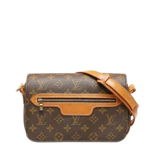 Louis Vuitton Monogram Saint Germain 24 Shoulder Bag M51210 Brown PVC Leather