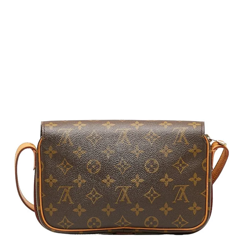Louis Vuitton Monogram Saint Germain 24 Shoulder Bag M51210 Brown PVC Leather